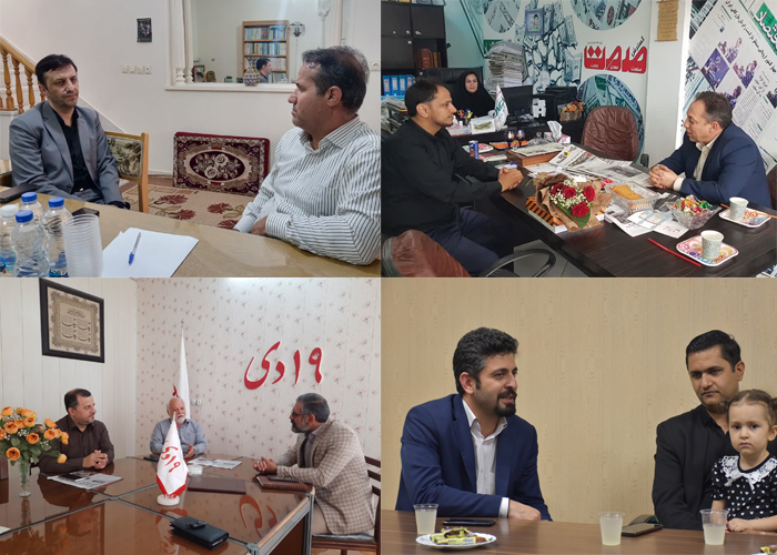 بازدید مدیران شهری قم از دفاتر رسانه‌های استان/تأکید بر نقش رسانه‌ها در پیشبرد طرح‌های مدیریت شهری